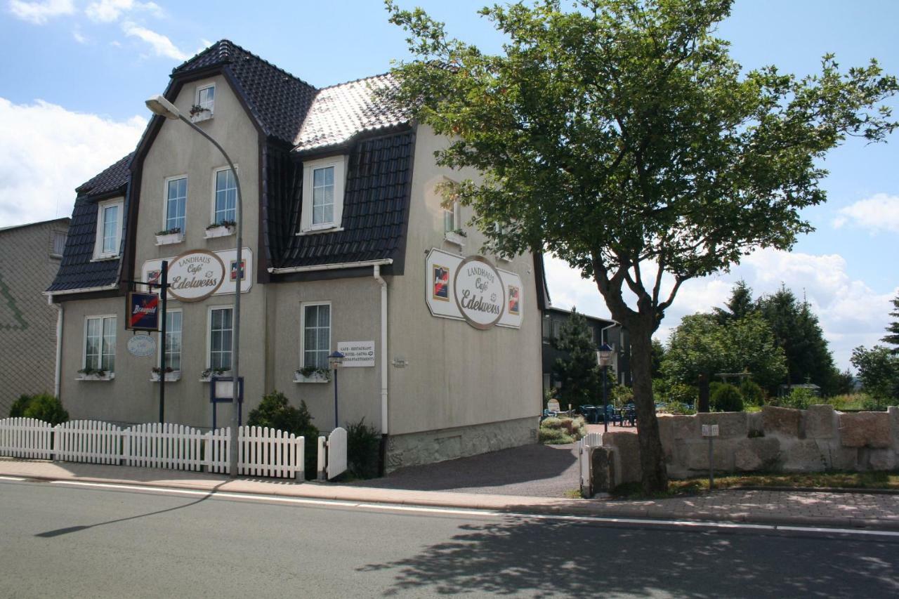 Landhaus Edelweiss Bed&Breakfast - Adults Only Neustadt am Rennsteig Dış mekan fotoğraf